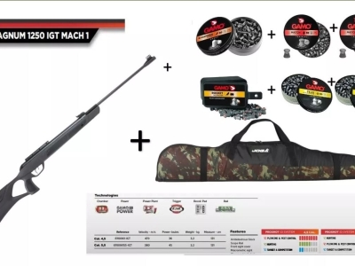 Gamo G-Magnum 1250 IGT Mach 1 Pressao 5,5mm Gas Ram