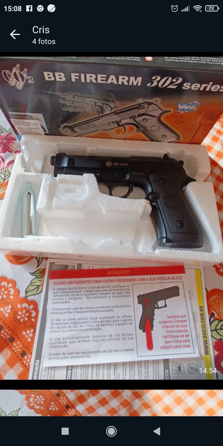 Airgun pistola de pressão 