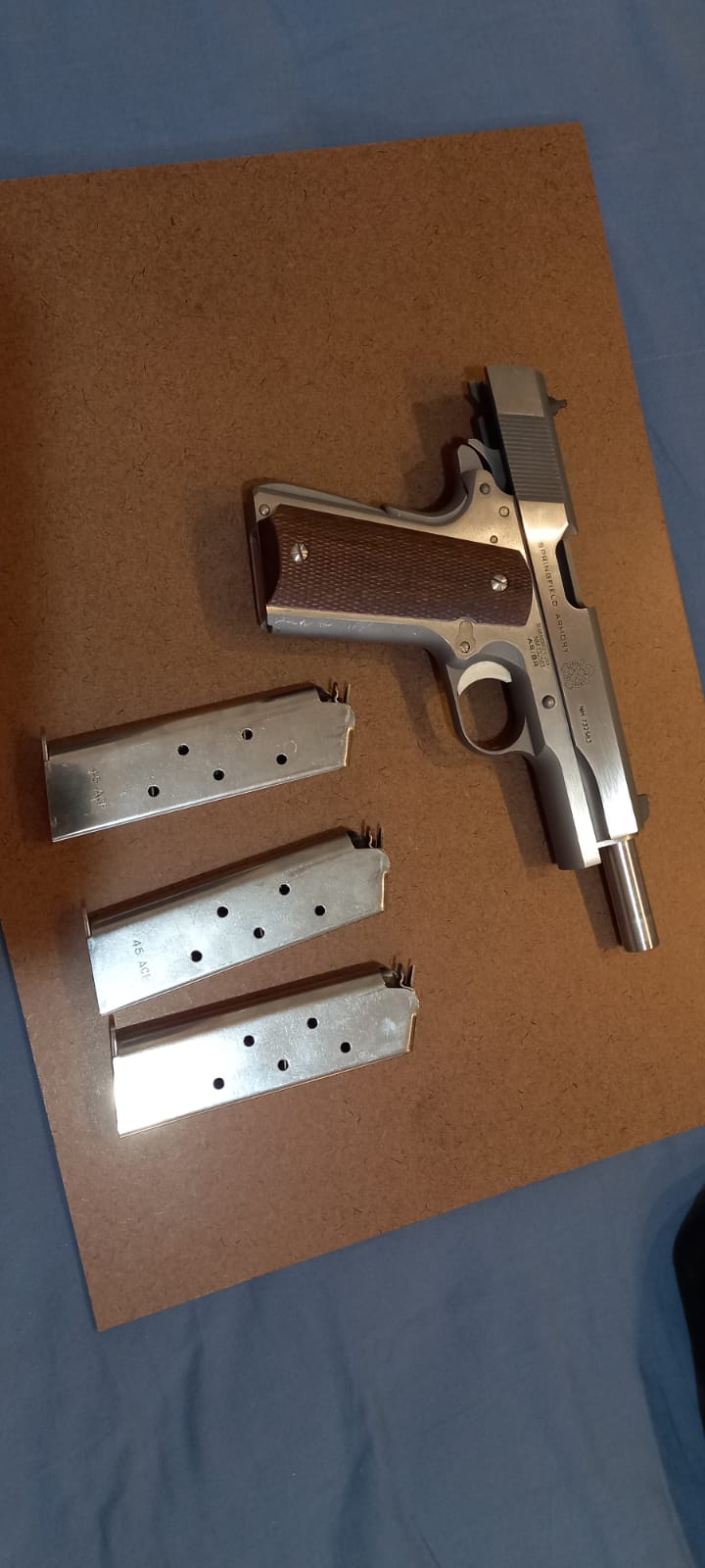 Pistola 1911 Springfield .45 inox