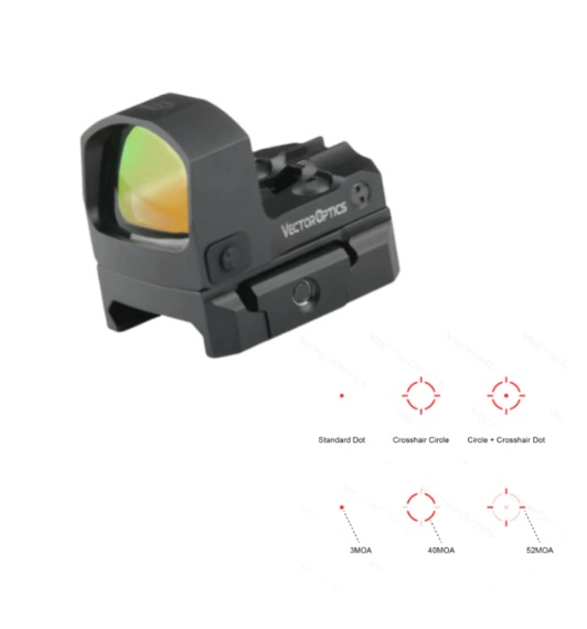 Red Dot Frenzy 1x17x24 MIC (múltiplos retículos) - Vector Optics SCRD-M43