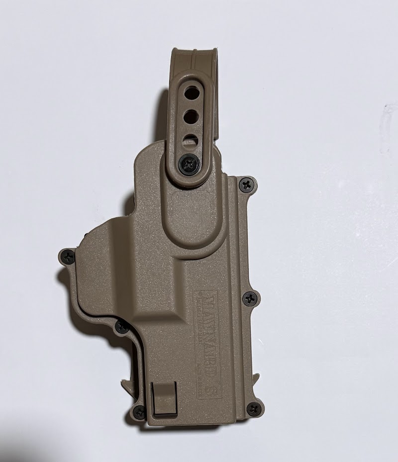 Coldre MTM 3R/2R com Garfo V1 (Glock G17 e G19 ou G22 .40 - Cz-P10) - Caqui