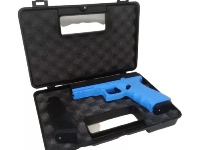 Blue Gun - G17 Pro Laser C/ Carregadores E Disparo De Laser